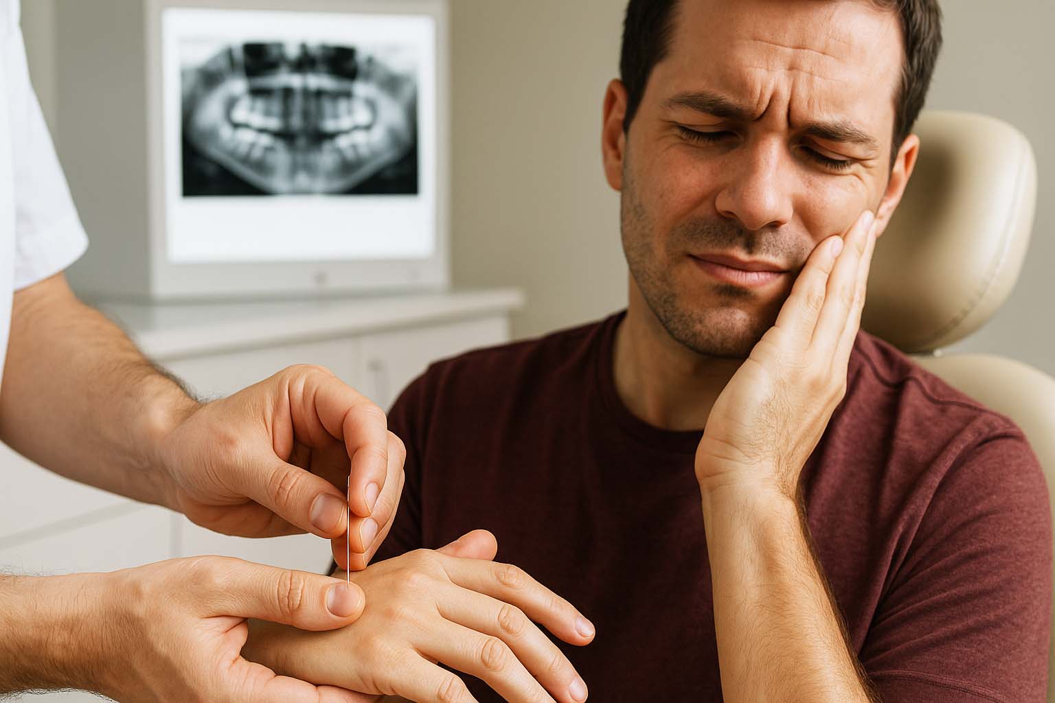 Acupuntura para aliviar dolor dental